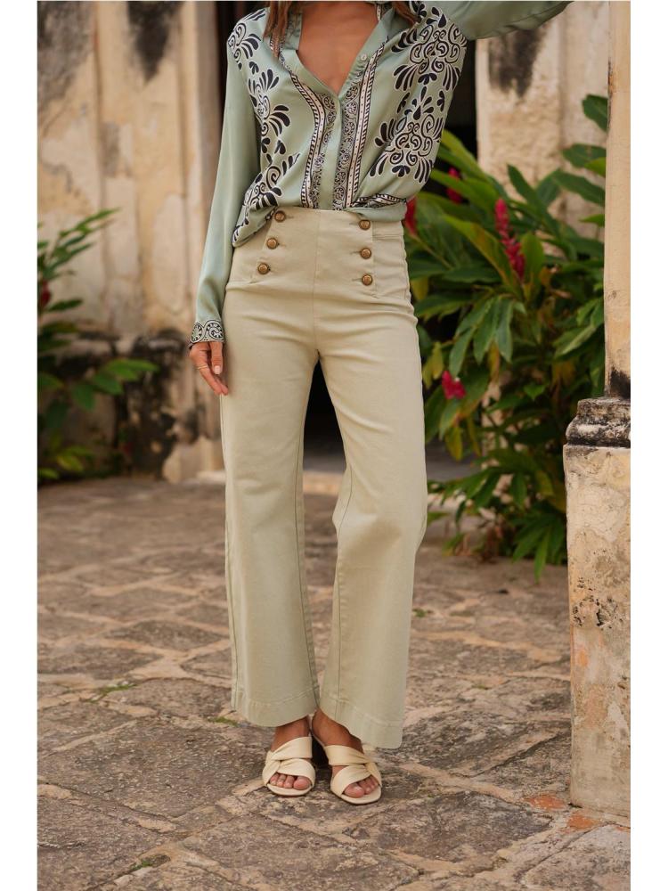 PANTALÓN ANKLE WIDE BOTONES... 2