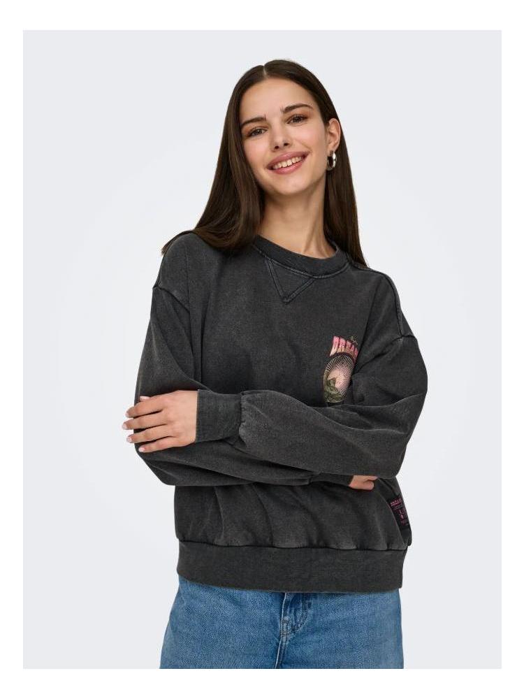 SUDADERA ONLY LUCINDA GRIS