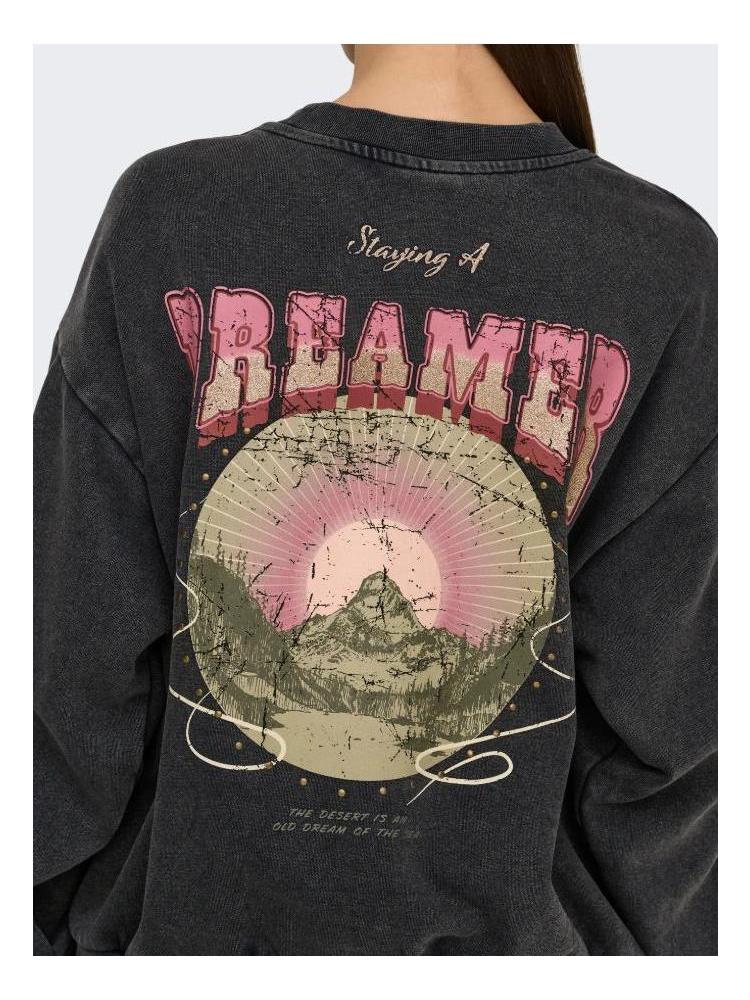 SUDADERA ONLY LUCINDA GRIS... 2