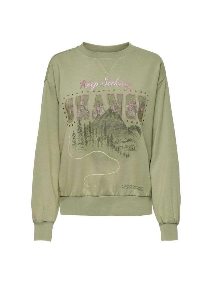 SUDADERA ONLY LUCINDA VERDE