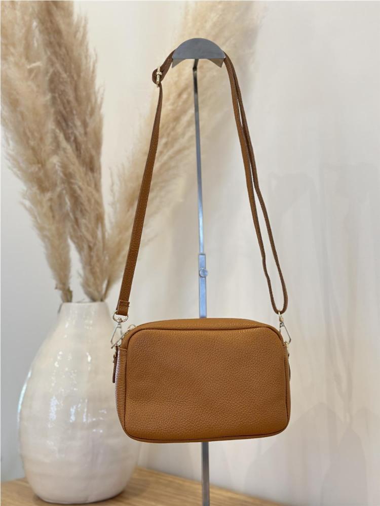 BOLSO 2 CREMALLERAS PIEL...