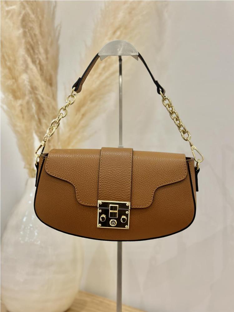 BOLSO PIEL CERRADURA CAMEL2