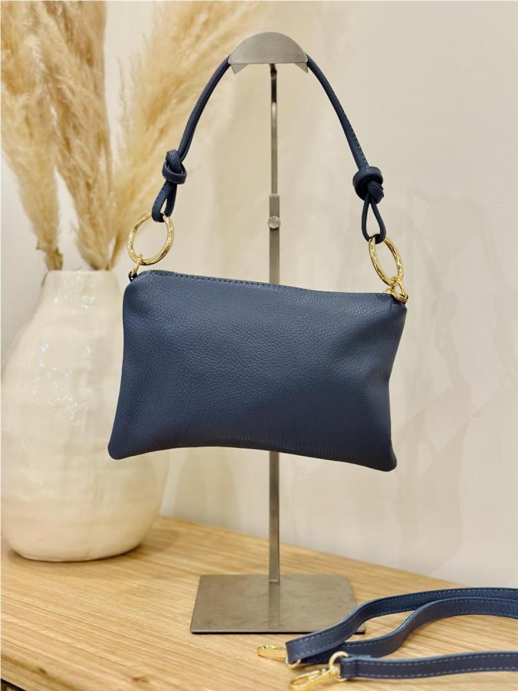 BOLSO PIEL NUDO AZUL CELESTE
