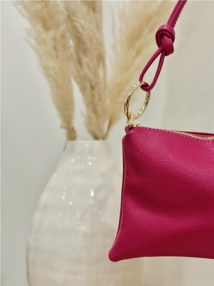 BOLSO PIEL NUDO ROSA FUCSIA 2