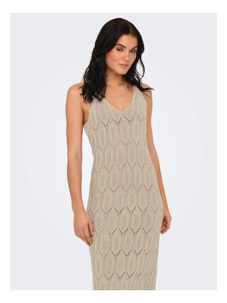 VESTIDO ONLY MEA BEIGE 2