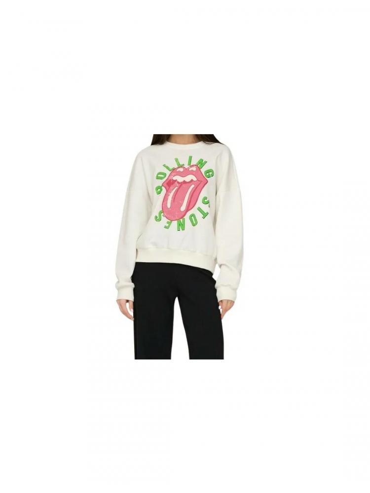 SUDADERA ONLY ROLLING BLANCO