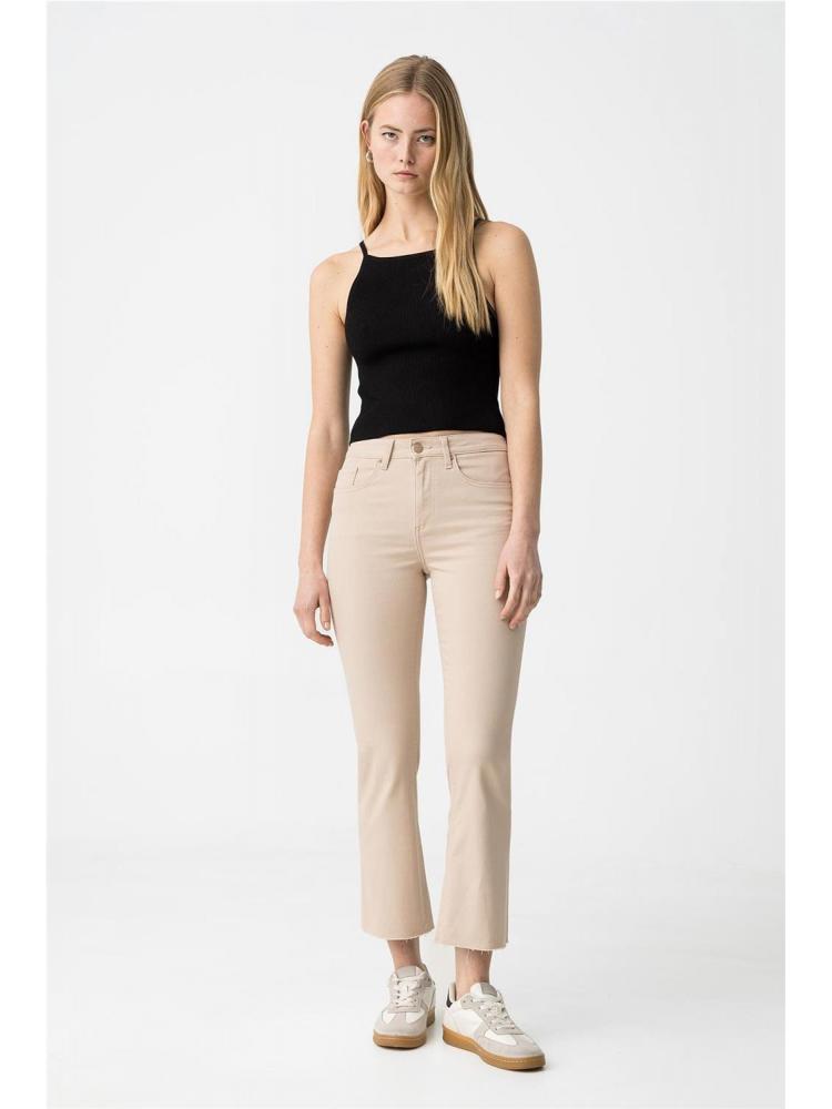 PANTALÓN MEGAN CROPPED BEIGE 2