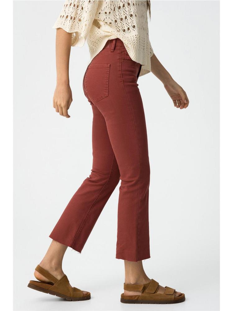 PANTALÓN MEGAN CROPPED TEJA 2