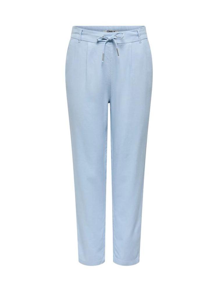 PANTALON ONLY CARO AZUL CLARO