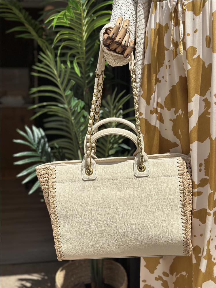 BOLSO RAFIA CADENA