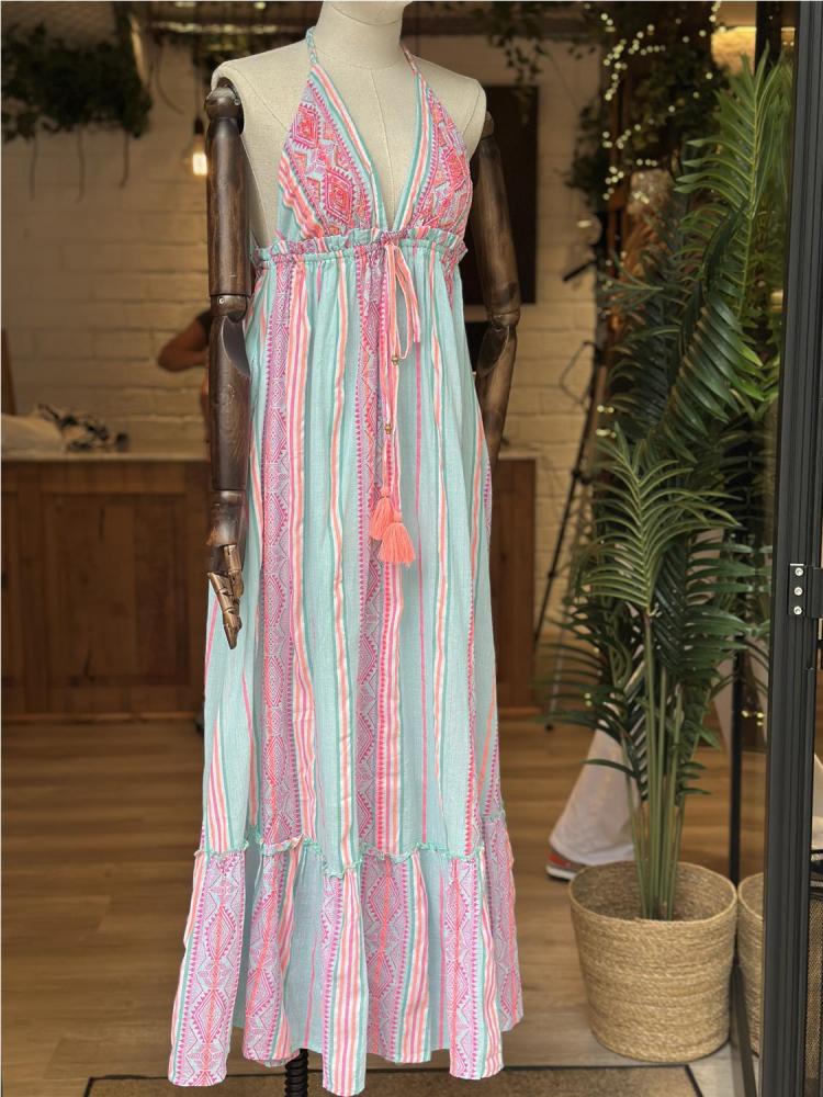 VESTIDO KARL VERDE AGUA