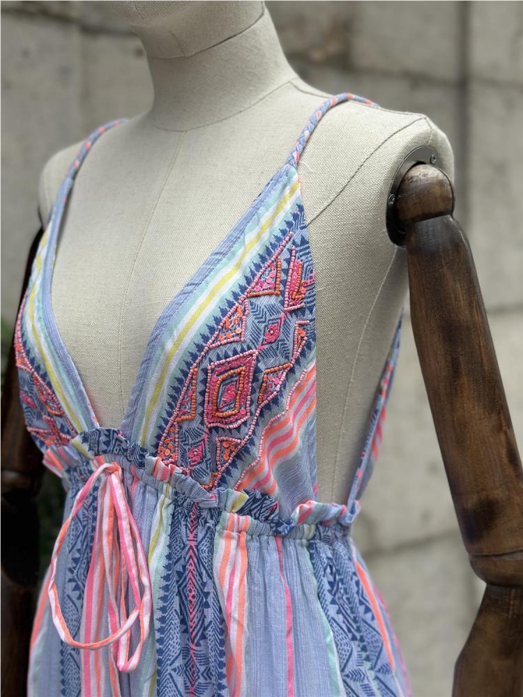 VESTIDO KARL AZUL CELESTE 2