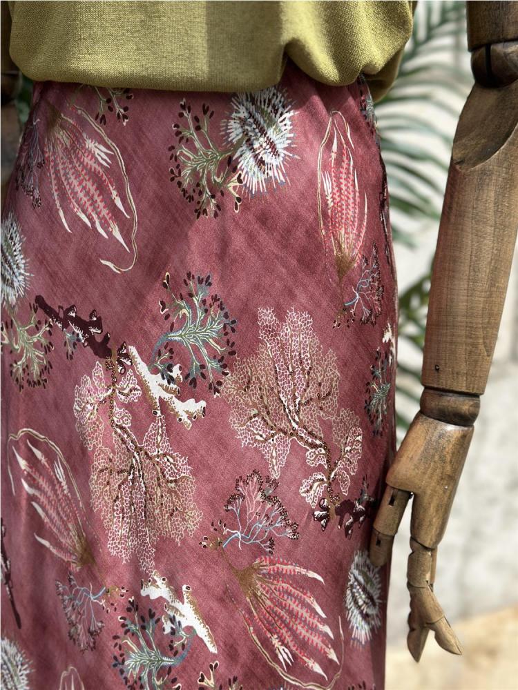 FALDA CORALES RASO ROSA NUDE 2