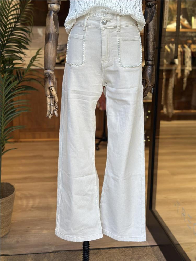 PANTALÓN PERLA BEIGE