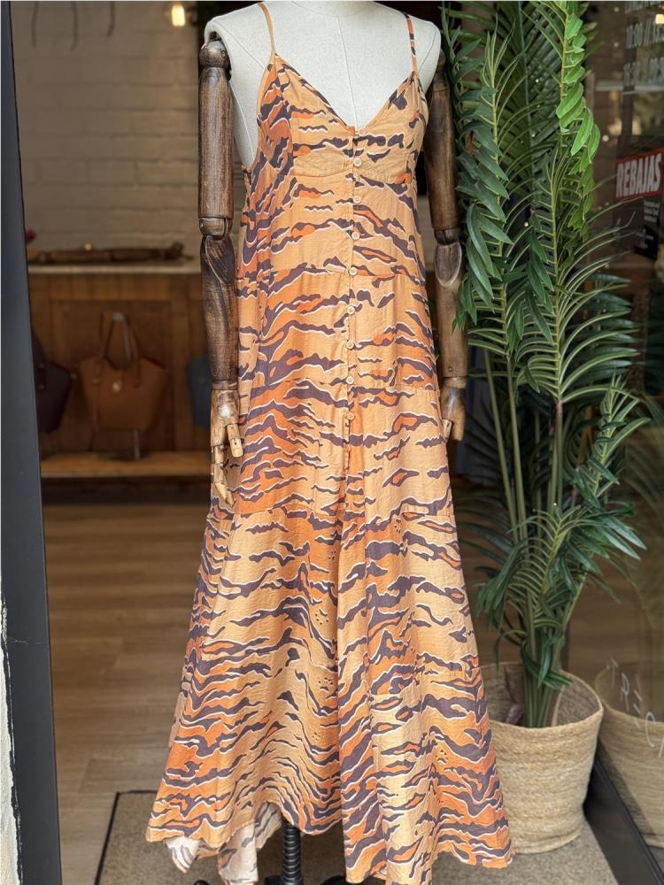 VESTIDO LARGO ORANGE
