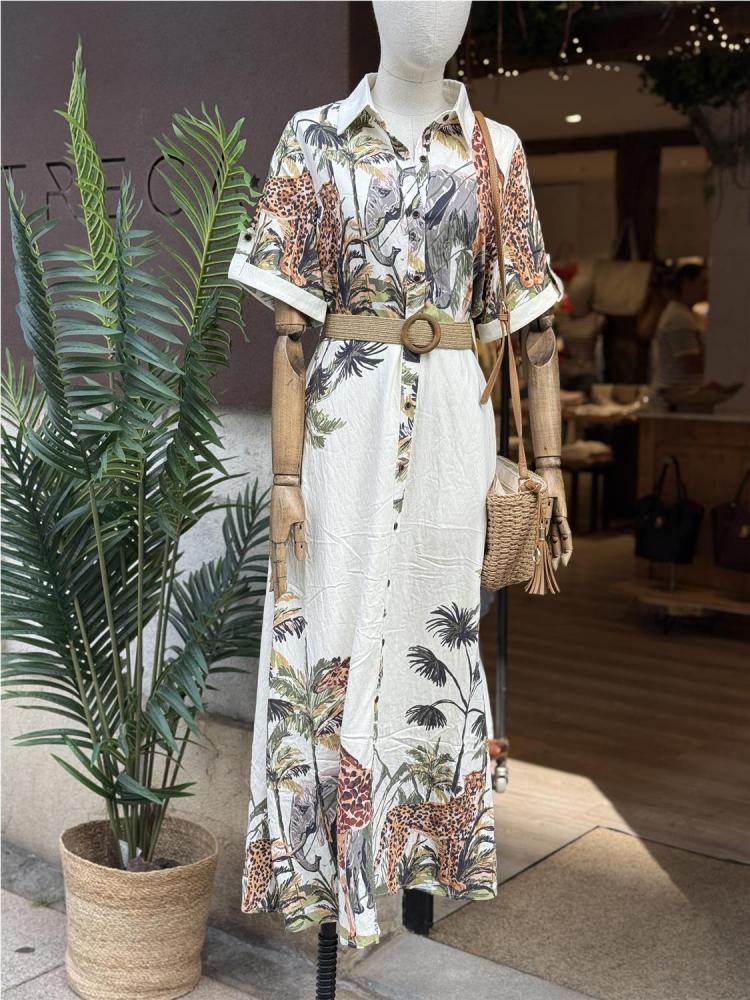 VESTIDO LARGO JUNGLE