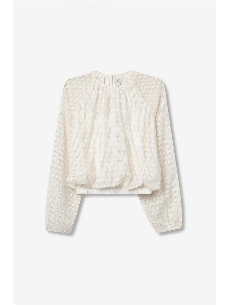 BLUSA TIFFOSI SANTACLARA CREMA