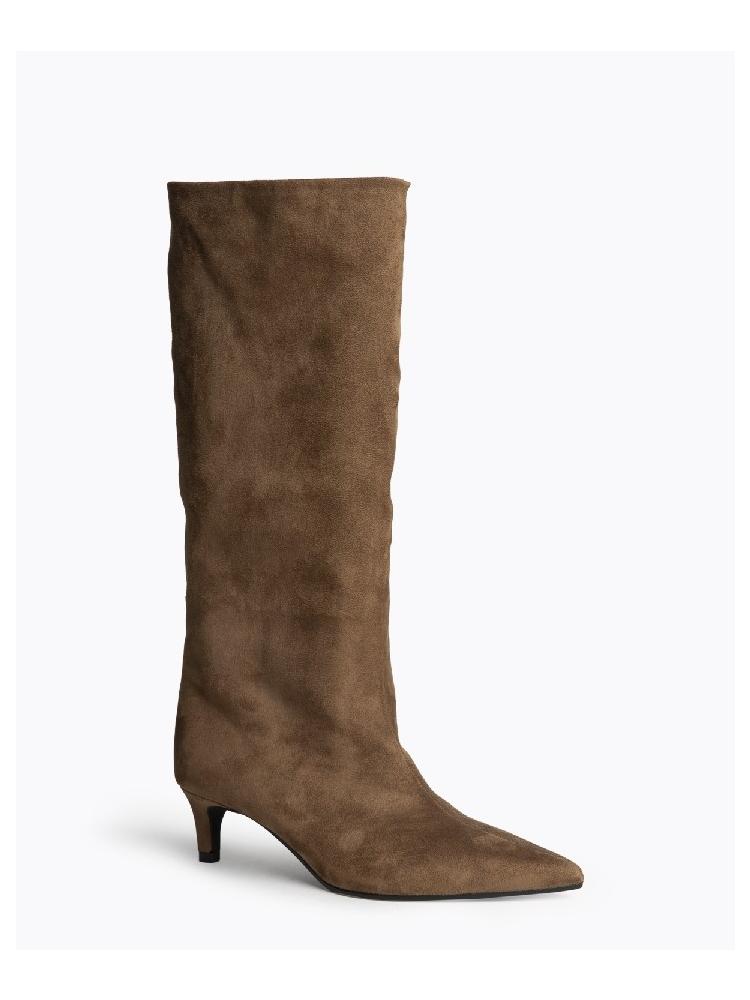 BOTA TACÓN FINO CORINA MARRON 2