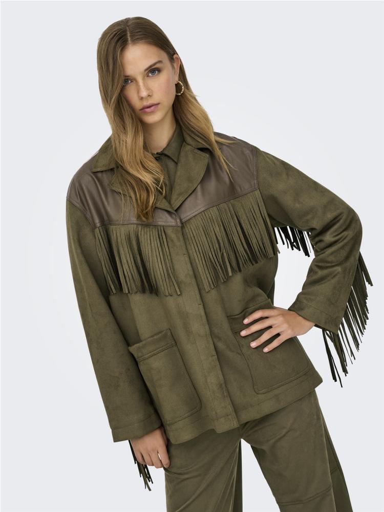 CHAQUETA ONLY FRANGE