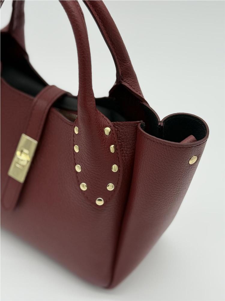 BOLSO PIEL TACHAS FIND BURDE 2