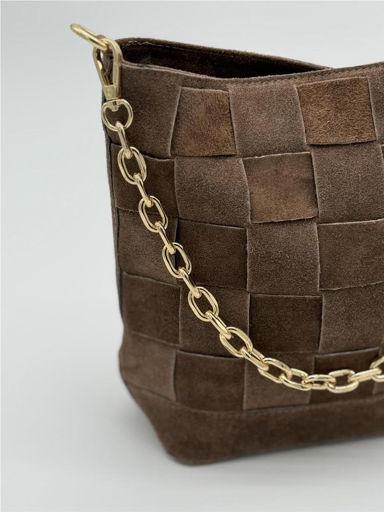 BOLSO PIEL SERRAJE CUADROS... 2