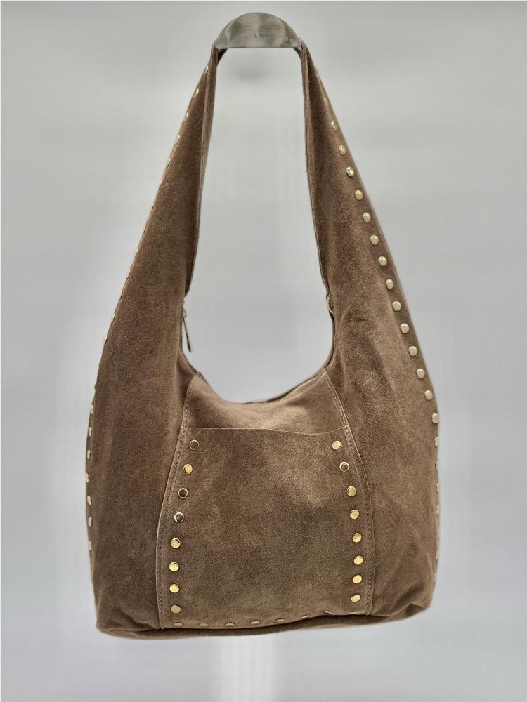 BOLSO PIEL SERRAJE TACHAS...