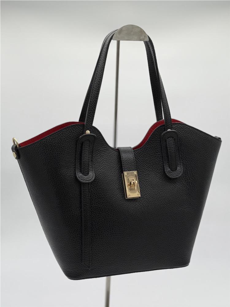 BOLSO PIEL MARIA NEGRO