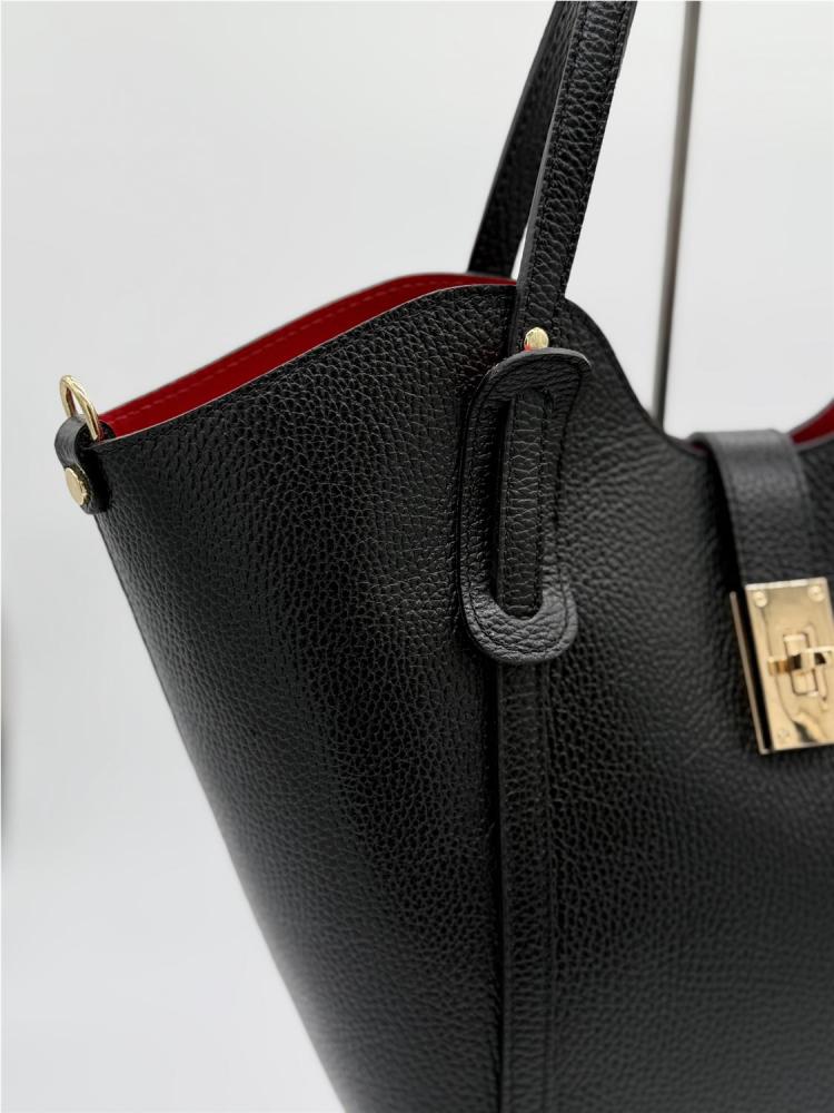 BOLSO PIEL MARIA NEGRO 2
