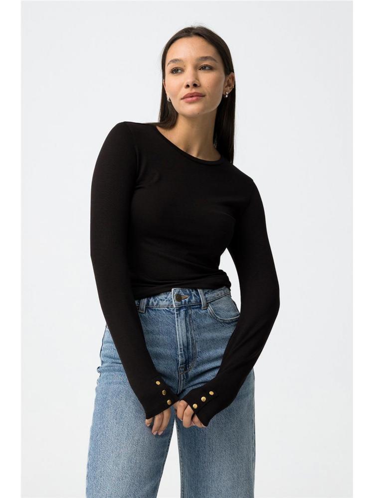 CAMISETA TIFFOSI ICE NEGRO 2