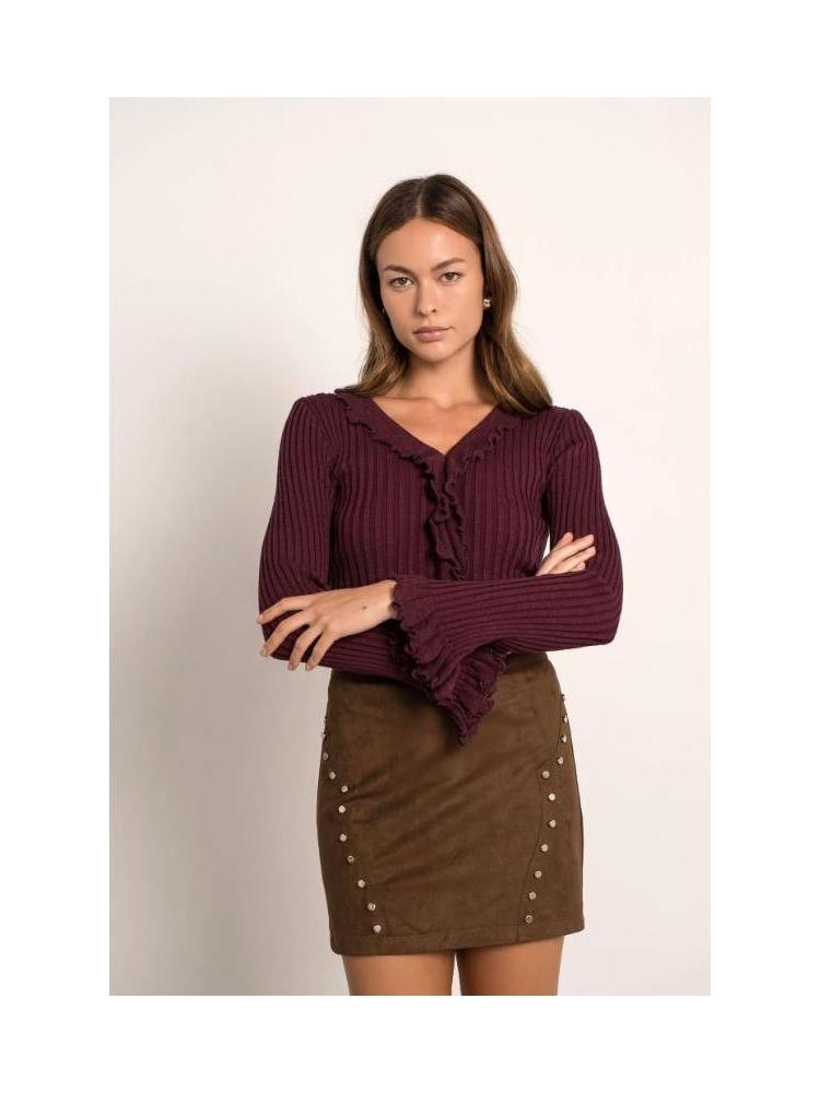 FALDA TACHAS ANTELINA CAMEL