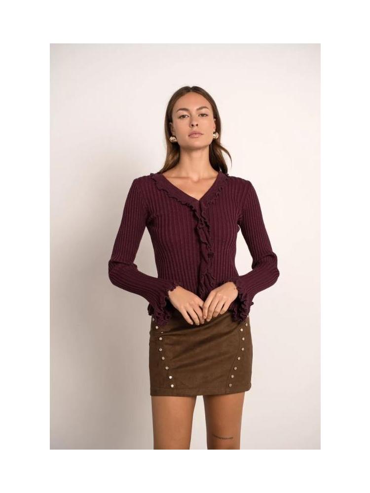 FALDA TACHAS ANTELINA CAMEL 2