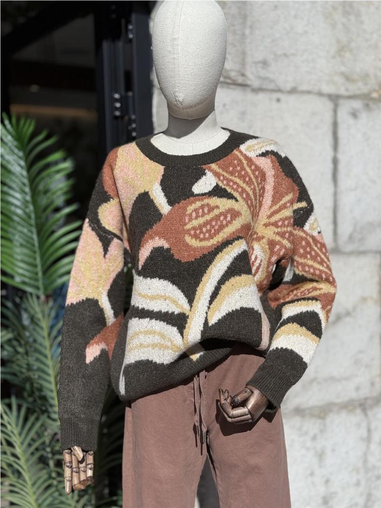 JERSEY PUNTO ALLO MARRON