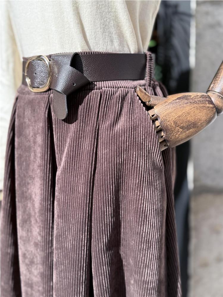 FALDA PANA LIA MARRON 2