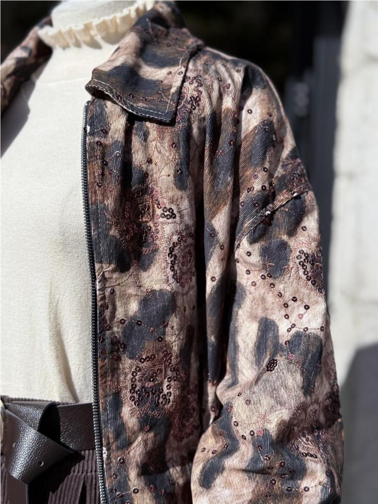 BOMBER MICROPANA MARRON 2