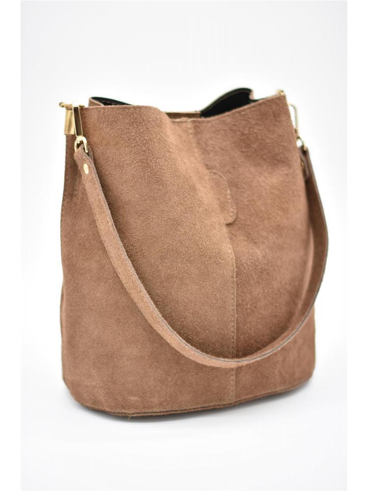 BOLSO PIEL SERRAJE CUBO