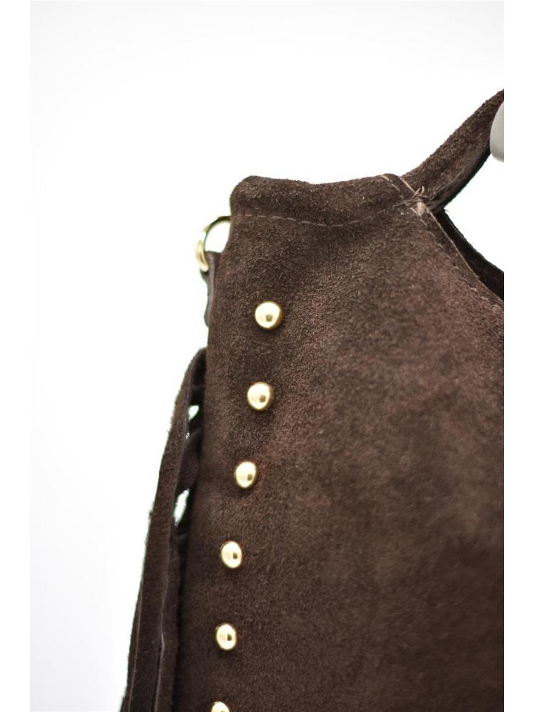 BOLSO PIEL SERRAJE FLECOS... 2