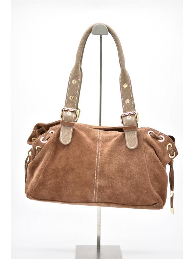 BOLSO PIEL LIDIA TAUPE