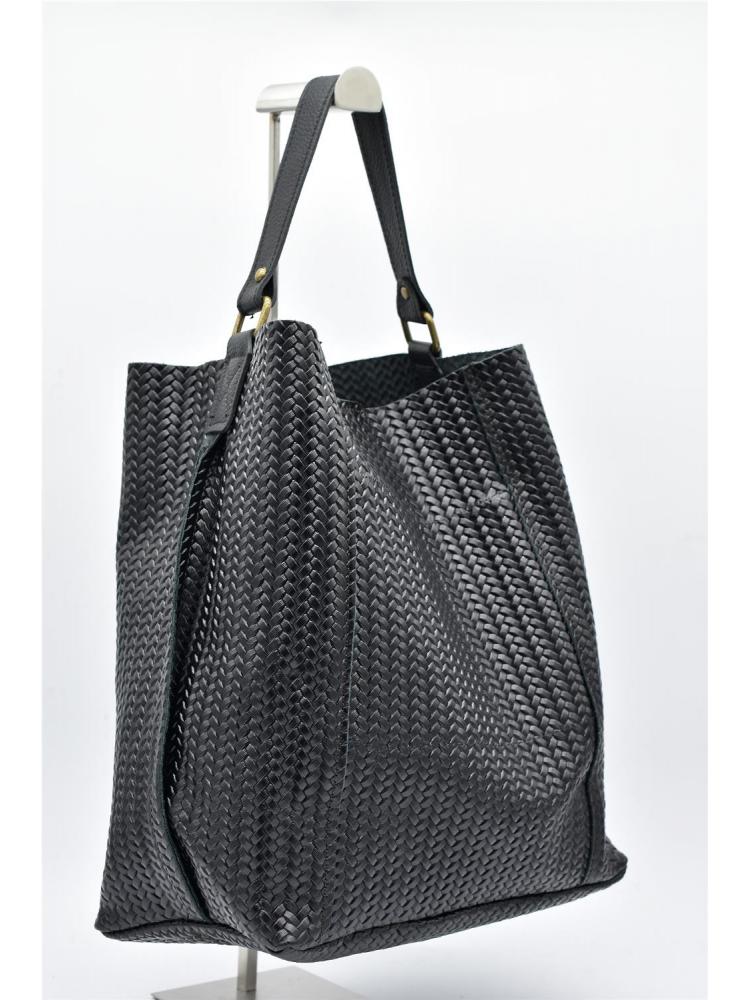 BOLSO EN PIEL G NEGRO