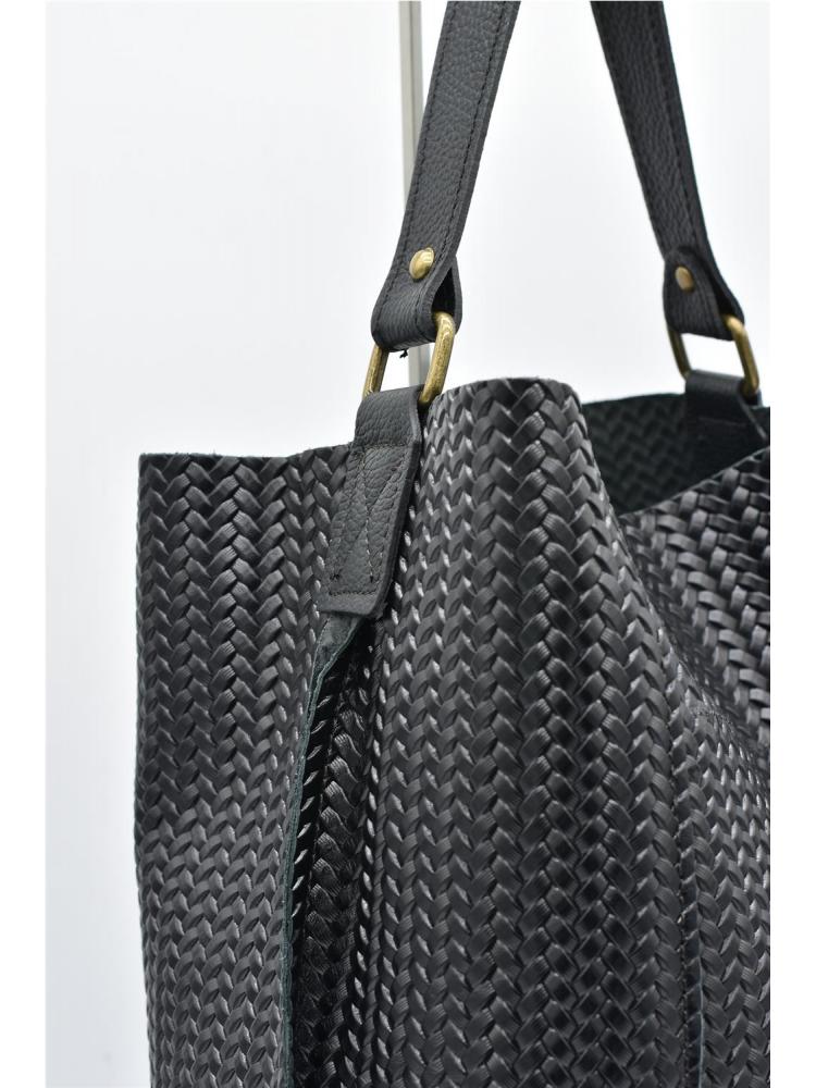BOLSO EN PIEL G NEGRO 2