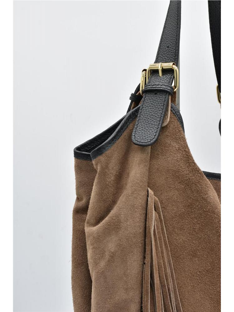 BOLSO PIEL SERRAJE HANNA TAUPE 2