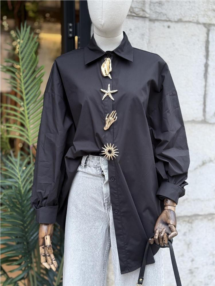 CAMISA BOTÓN BROCHE