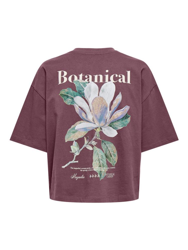 CAMISETA ONLY FLEUR ROSA NUDE