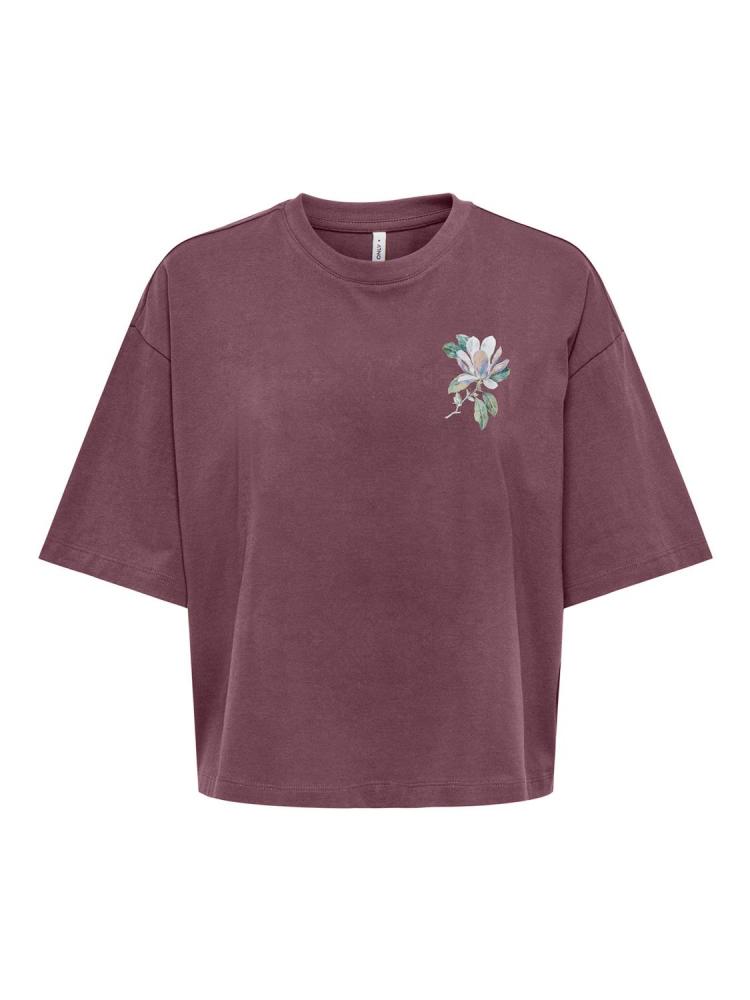 CAMISETA ONLY FLEUR ROSA NUDE 2