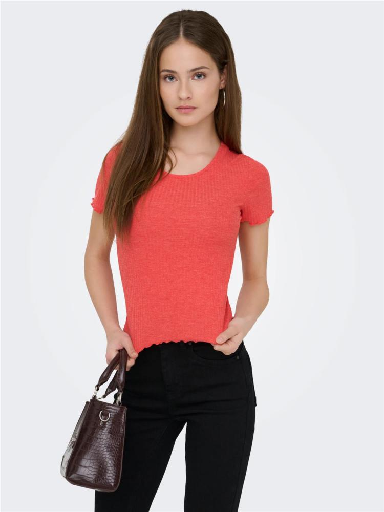 CAMISETA ONLY EMMA CORAL1 2