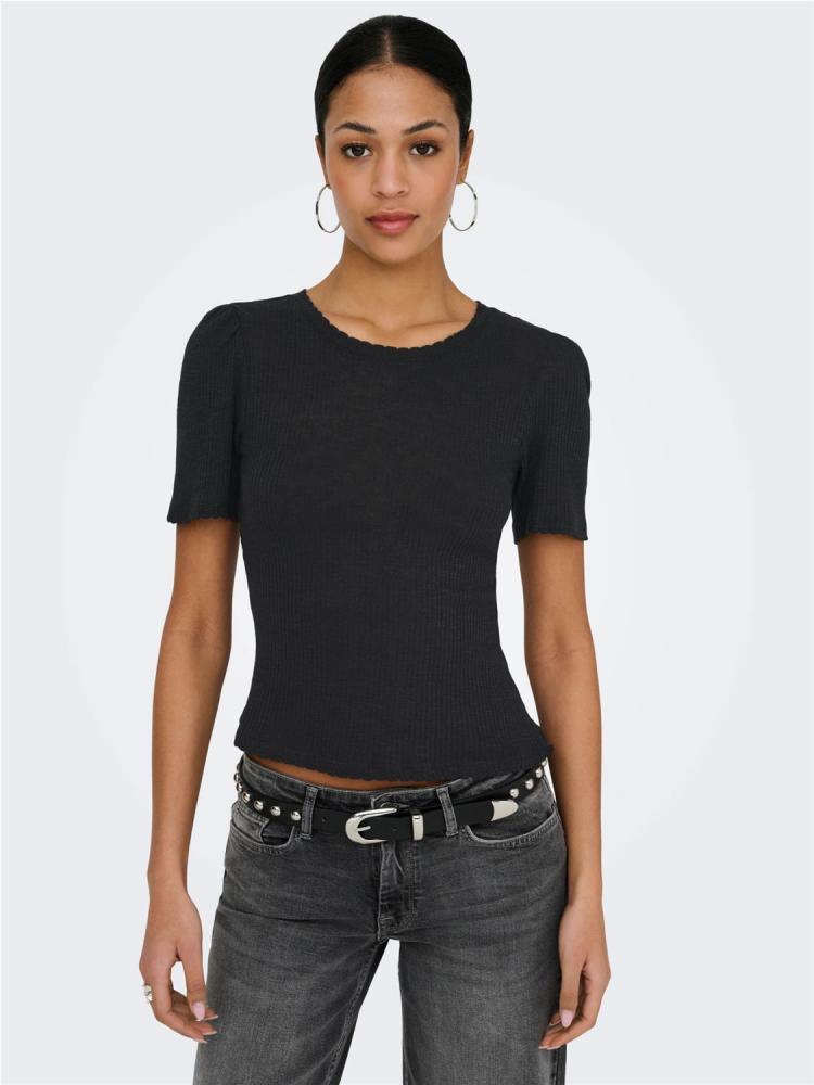 CAMISETA ONLY NICOLE NEGRO