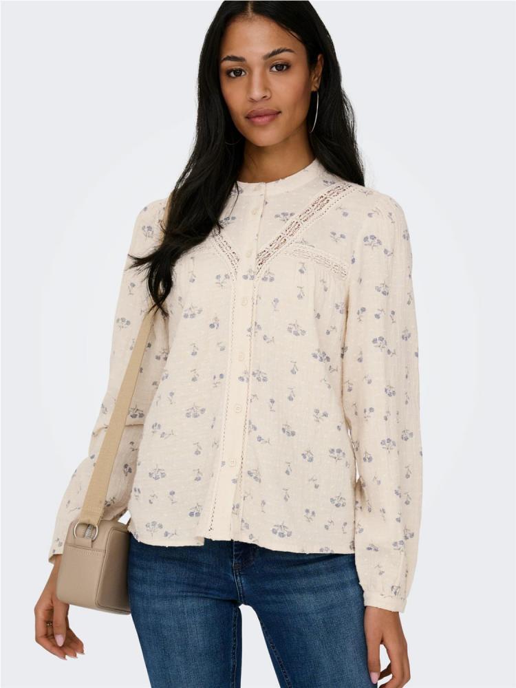 CAMISA  ONLY LARI CREMA