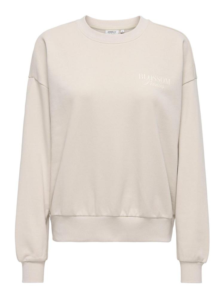 SUDADERA ONLY FLEUR CREMA 2