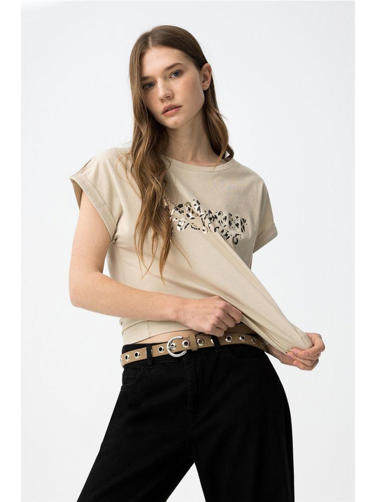 CAMISETA NOTE TIFFOSI BEIGE 2