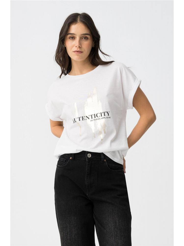 CAMISETA NOTE TIFFOSI BLANCO