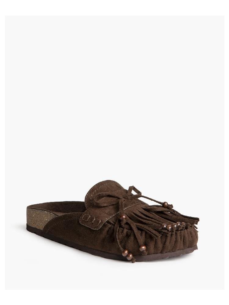 MULE CORINA FLECOS BEIGE 2